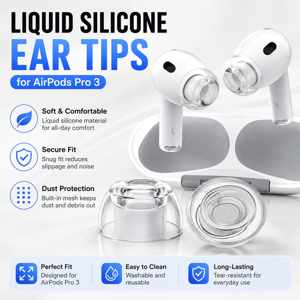 Silicone Eartips For Apple Air - Silicone Ear Tip Replacement review and price