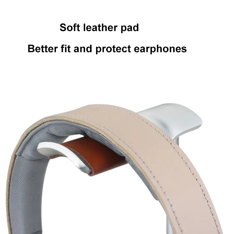 Curved Aluminum Headphone Stan - Headphone Stand Desk review and price
