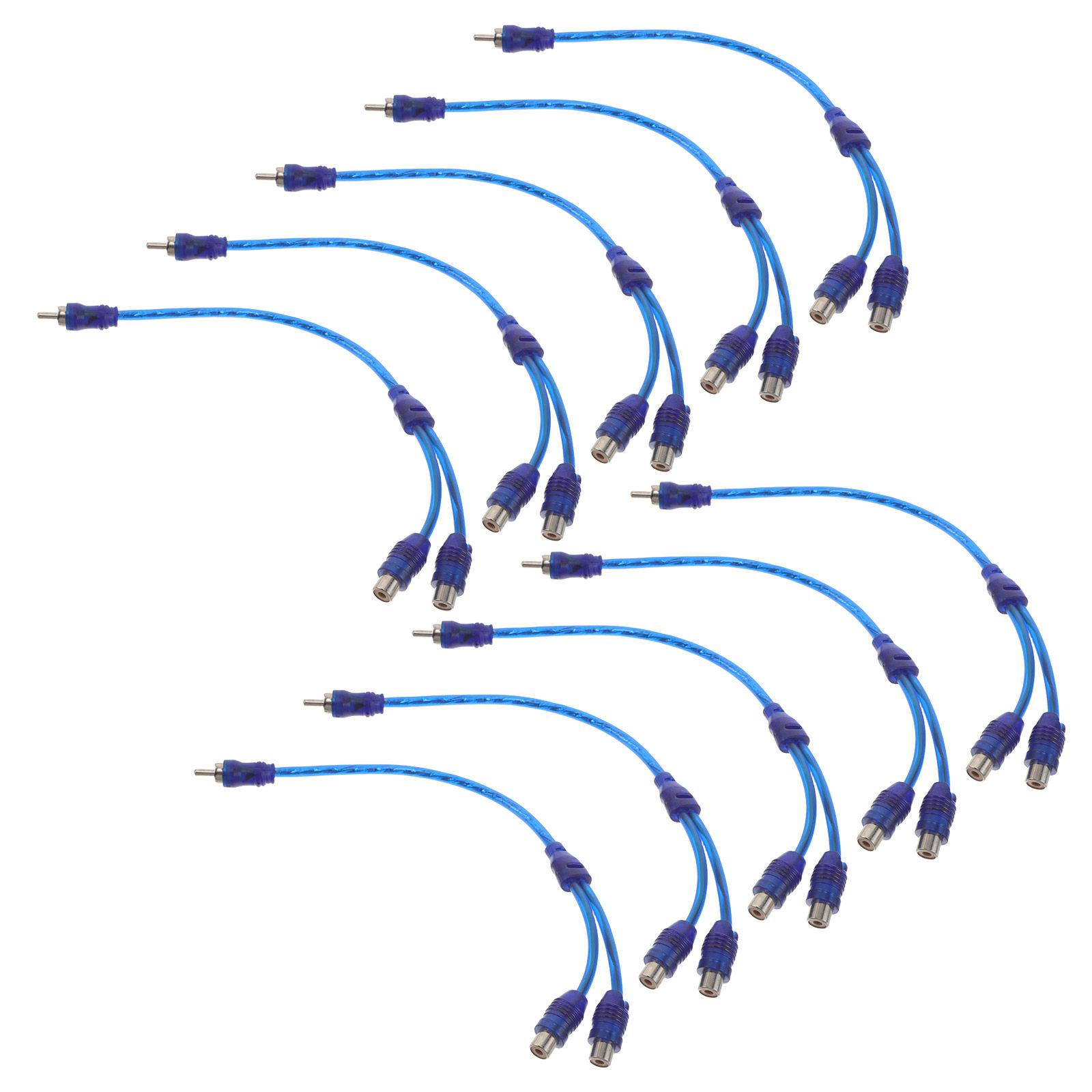 10Pcs Rca Y Splitter Cable 1 M - Audio Splitter Y review and price