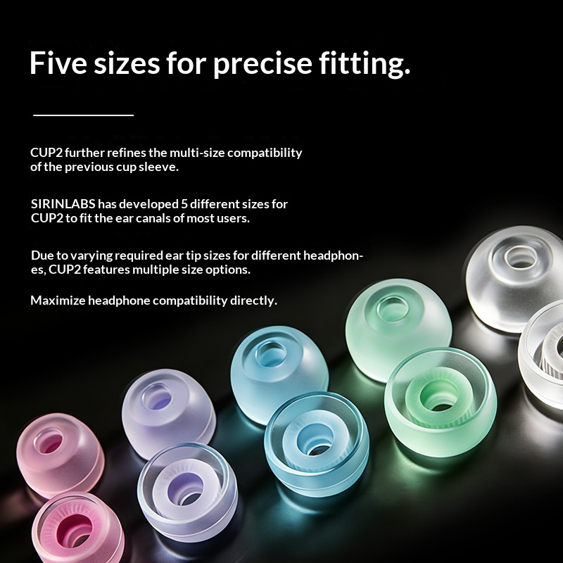 SIRINLABS TipsA CUP2 Silicone  - Silicone Ear Tip Replacement review and price